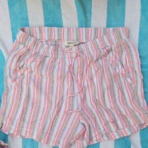 Briggs New York Women's Multicolor Striped Shorts